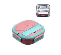 3. Compact Multi Compartment Food Container with Locking Lid - Ideal for Office Lunches Snacks and On-The-Go Student Lunch Box