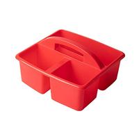 3 Compartments Storage Divided Basket Bin Box Multiuse Kid Arts Holder Caddies Home School Office Shower with Handle