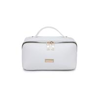 3 Compartments Waterproof Wash Bag JFY White One Size