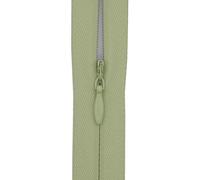 #3 Concealed Zip 14 inch (35cm) with Woven Tape for Dresses, Cushions & Pillows -Professional Hidden Nylon Zips for Sewing & Home Decor - Pack of 5 (Yellow Sage Green)