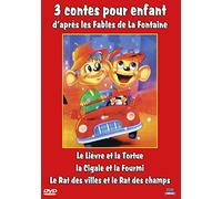 3 contes pour enfant daprès les Fables de La Fontaine : Le Lièvre et la Tortue - La Cigale et la Fourmi - Le Rat des Villes et le Rat des Champs