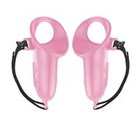 3 Controller Silicone Sleeve Shockproof Anti-Drop Grip VR Gaming Accessory for 3 Controller Protective Case Breathable Heat Dissipating Material Black White Purple Pink (pink)