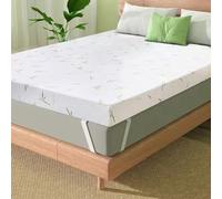3" Cooling Gel Memory Foam Mattress - Ultra Soft Bamboo Fabric Breathable Noiseless Pressure Relief - Perfect for Comfort & Support 183x203cm