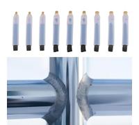 3 Copper Head Welding Brushes for Precision For Cleaning of Weld Beads in Tight Spaces with Total Length of 93 mm per Brush (M8)