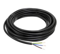 3 Core 0.75mm Flex Round Cable Black Flexible 3183Y Wire for Lighting and Extension Leads - 10 Metre