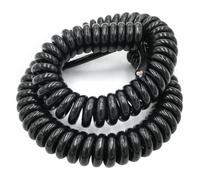 3 Core Extensible Cable | Black, 2.5/5/7.5 Meters, For Power Supply Connections(3 Core 17awg,Line length 2.5meter)