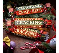 3 Craft Beer Christmas Crackers by QWERTY Beer Box - Unique Christmas Gifts for Men. Festive Red & Green Eyecatching Design, Mixed Pack, Great Men's Gift for XMAS 2025 (3 Crackers, Craft Beer)