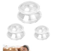 3 Cups Cupping, Cupping Set, Cupping Therapy Set, Silicone Massage Therapy Sets, Muscle Pain Relief and Joint Pain, Portable Anti Cellulite Massage Cups