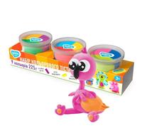 3 Cups Multi-Coloured Lovin Modeling Set with Colour Dough, Craft Kits for Kids - Arts and Crafts for Kids - Colour Dough Modelling and Sculpting Playdough Set - Ideal Creative Activity Kit