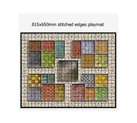 (3) Custom Big Playmat Tablemat HeroQuest 815x650 with Stitched Edges (Big