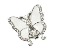 3 / d Butterfly Designs Rhinestones Cufflinks Premium Alloy Button Accessories for Business Attire Business Meeting Alloy Accessories