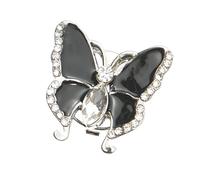 3 / d Butterfly Designs Rhinestones Cufflinks Premium Alloy Button Accessories for Business Attire Business Meeting Alloy Accessories