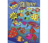 3-D Coloring Book - Fish Frenzy! (Dover 3-D Coloring Book)