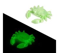 3-d Printed Animals 3d Printed Sea Animals Hermit Crab Movable Joints for Home Office Executive Desk Decoration-Luminous Green02||15cm