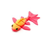 3 d Printed Animals 3d Prints Goldfish 8.7cm/16.9in for Stress Relief Home Office Decompression Decor Executive Desk Toys-Sunset