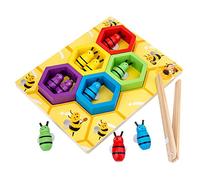 3-D Puzzle Bees Honeycomb Board Game Color Cognitive Toy Educational Teaching Aid Toddler Kindergarten Developmental Learning Concept Education Toys Kids Child Early Educational Early Development Kids