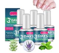 3 day nail treatment, nail serum for and strength, nourishing nail nutrient oil, multi-purpose nail repair, moisturize strengthen brighten nails care, nail strengthener (5PCS)
