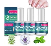 3 day nail treatment, nail serum for and strength, nourishing nail nutrient oil, multi-purpose nail repair, moisturize strengthen brighten nails care, nail strengthener (3PCS)