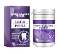 3-Day Purple Teeth Whitening Powder - A Fresh Breath and Oral Health Solution that eliminates Bad Breath, whitens Teeth, Gently Cares for Gums, and Provides Long-Lasting Freshness.