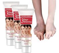 3 Days Kojic Acid Whitening Moisturizing Cream, Dark Spot Corrector Cream, Skin Lightening Cream for Dark Skin, Skin Lighting for Body, Armpit, Private Parts, Intimate Areas (3pcs)