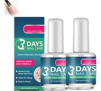 3 Days Nail Care,Keratin 3 Day Growth Strengthening Treatment for Women & Men, Swipe it On, Perfect for Dry, Weak & Fragile Nails (2, 16ml)