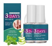 3 Days Nail Care Oil for Dry Brittle Nails, Moisturizing for Hydration and Shine, Plant-Enriched Daily Care Oil, 2 Pack 15ml Each