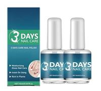 3 Days Nail Care & Polish, Natural formula, Quick - Dry, Long - Lasting Shine, Protects & Nourishes Nails, Restoring Healthy Finger for All Skin Types, 16ml (2PCS)