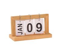 3 Decorative Page Turn Calendar Bookshelf Decor for Bedroom, Entryway and Living Room Spaces Modern Living Essentials Desk Accessory Household Must Have Contemporary Home Decor Functional