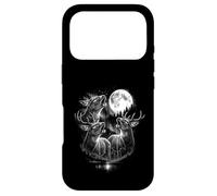 3 Deer Stag Howling At Moon Vintage Hunter 80s-90s Graphic Case for iPhone 17 Pro