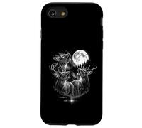 3 Deer Stag Howling At Moon Vintage Hunter 80s-90s Graphic Case for iPhone SE (2020) / 7/8