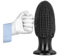 3" Diameter Anal Plug Super Big Butt Plug Large Extra Wide Girth Anal Dildo Huge Thick Anal Dildos Giant Anal Plug Dilator Sex Toy with Strong Suction Cup for Couple Men Gay L