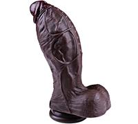 3'' Diameter Huge BBC Realistic Dildo Silicone Suction XXL Anal Real Feel