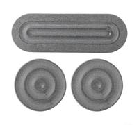 3 Diatomite Stone Trays for Effective Organizing and Moisture Control in Your Living Spaces (Dark Gray)