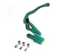 3 - Die Grommet Eyelet Hand Press Machine, Banner Flag Punch Tool with Interchangeable Dies for Banners Curtains Bags, Includes 1/4" 3/8" 1/2" Dies for Craft and