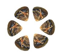 3 Different Thickness Africa Giraffe Majestic Tree Print Guitar Picks for Electric Guitar,Acoustic Guitar,12-pack
