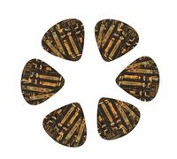 3 Different Thickness Ancient Egyptian Hieroglyph Print Guitar Picks for Acoustic Guitar,Electric Guitar,12-pack