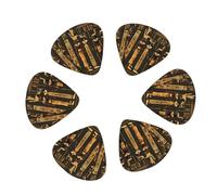3 Different Thickness Ancient Egyptian Hieroglyph Print Guitar Picks for Electric Guitar,Acoustic Guitar,12-pack