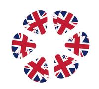 3 Different Thickness British flag Print Guitar Picks for Electric Guitar,Acoustic Guitar,12-pack