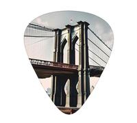3 Different Thickness Brooklyn Bridge S Print Guitar Pick Plectrums For Bass Ukulele Acoustic Guitars