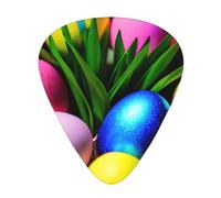 3 Different Thickness Colorful Easter Eggs Print Guitar Pick Plectrums For Bass Ukulele Acoustic Guitars