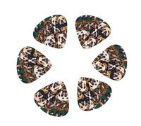 3 Different Thickness cute english bulldog Print Guitar Picks for Acoustic Guitar,Electric Guitar,12-pack