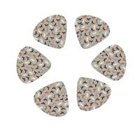 3 Different Thickness Cute Horse Print Guitar Picks for Electric Guitar,Acoustic Guitar,12-pack