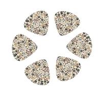 3 Different Thickness Dog Bones Paw Print Guitar Picks for Electric Guitar,Acoustic Guitar,12-pack