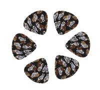 3 Different Thickness English Bulldogs Print Guitar Picks for Acoustic Guitar,Electric Guitar,12-pack