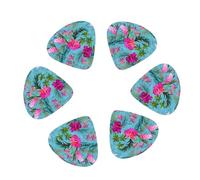 3 Different Thickness Hello Hawaii Print Guitar Picks for Acoustic Guitar,Electric Guitar,12-pack