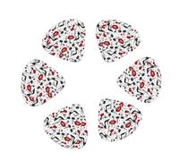3 Different Thickness Lips high heels Print Guitar Picks for Electric Guitar,Acoustic Guitar,12-pack