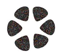 3 Different Thickness Math Formula Print Guitar Picks for Acoustic Guitar,Electric Guitar,12-pack