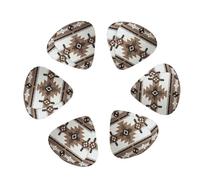 3 Different Thickness Native American Print Guitar Picks for Electric Guitar,Acoustic Guitar,12-pack