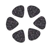 3 Different Thickness Purple Black Goth Spooky Print Guitar Picks for Electric Guitar,Acoustic Guitar,12-pack