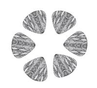 3 Different Thickness snake skin black and white Print Guitar Picks for Acoustic Guitar,Electric Guitar,12-pack